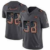 Nike Broncos 58 Von Miller 2019 Salute To Service USA Flag Fashion Limited Jersey Dyin,baseball caps,new era cap wholesale,wholesale hats